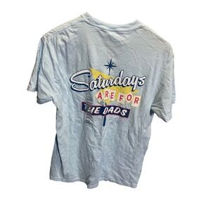 Barstool Sports Saturdays Are For The Dads Shirt Mens Medium Blue Comfort Colors